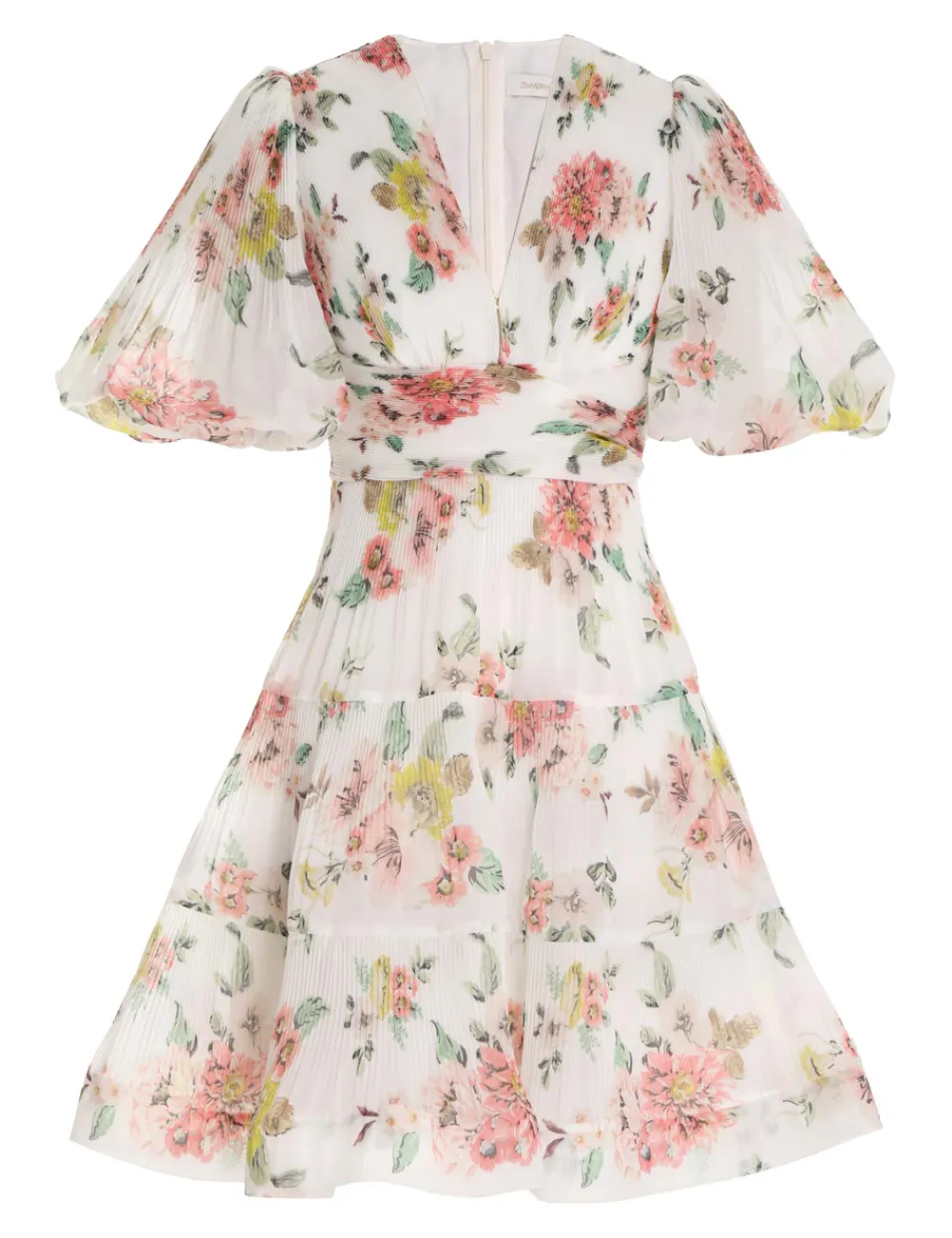 ZIMMERMANN Pleated Mini Dress-Women Clothing