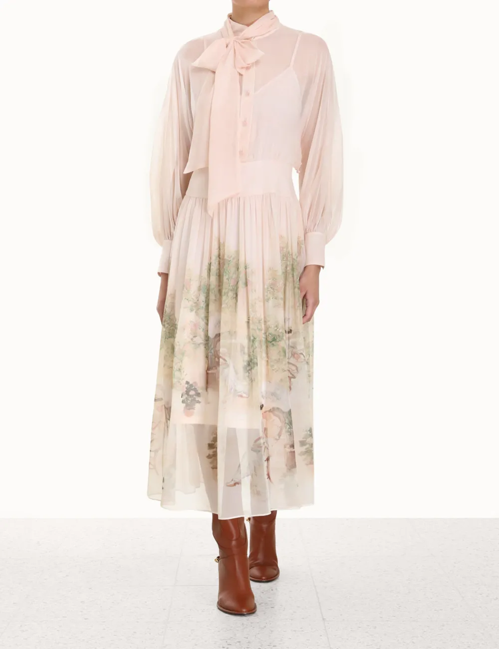 ZIMMERMANN Lyrical Midi Dress-Women Dresses