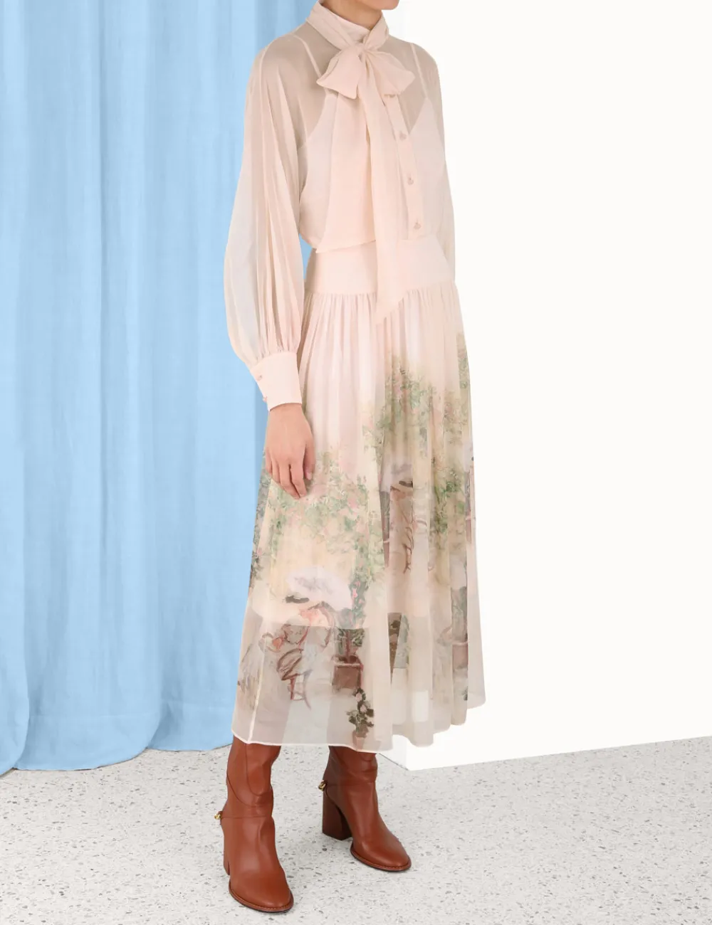 ZIMMERMANN Lyrical Midi Dress-Women Dresses