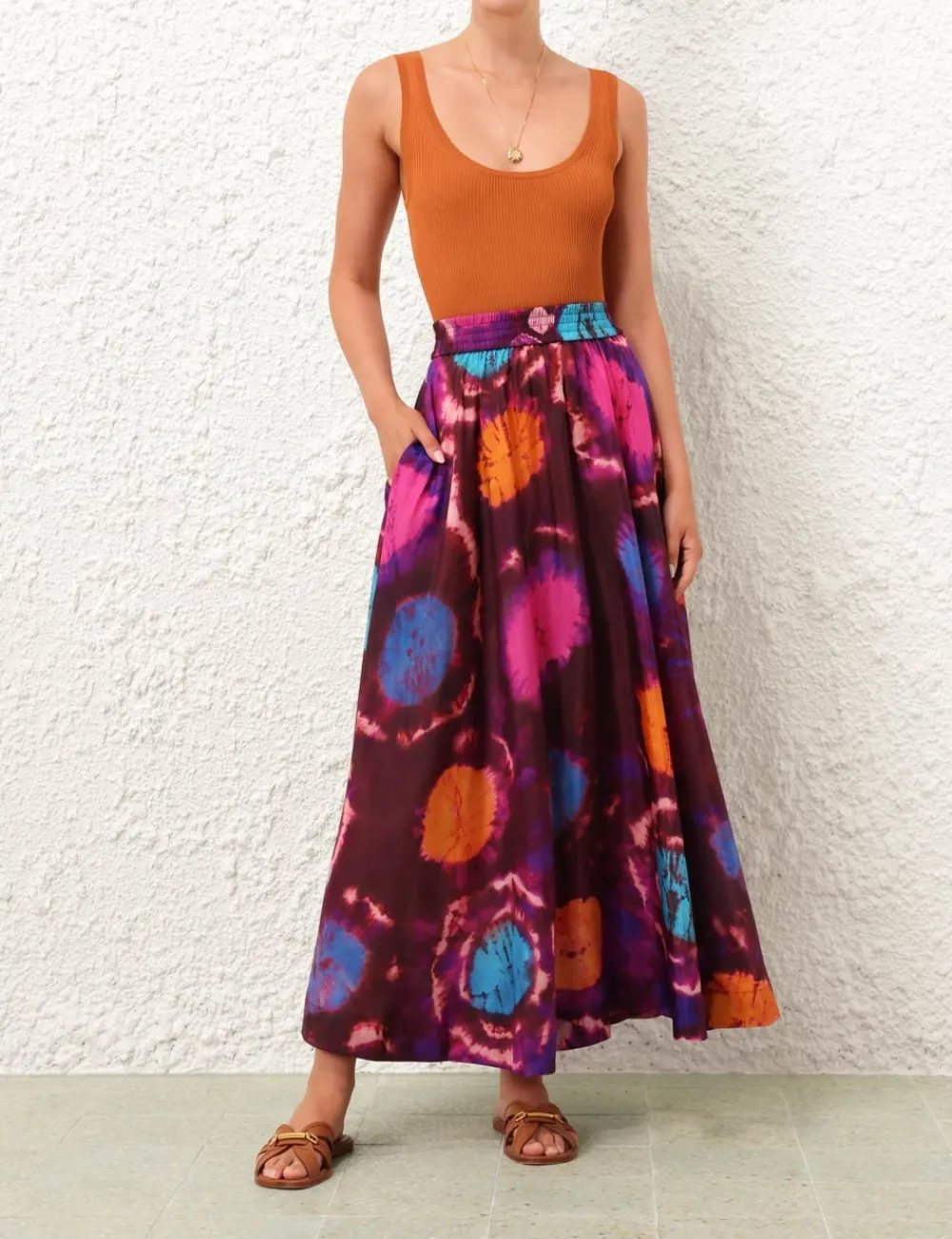 ZIMMERMANN Acadian Swing Skirt-Women Clothing