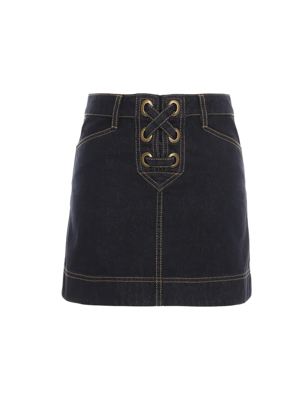 ZIMMERMANN Devi Lace Up Skirt-Women Skirts