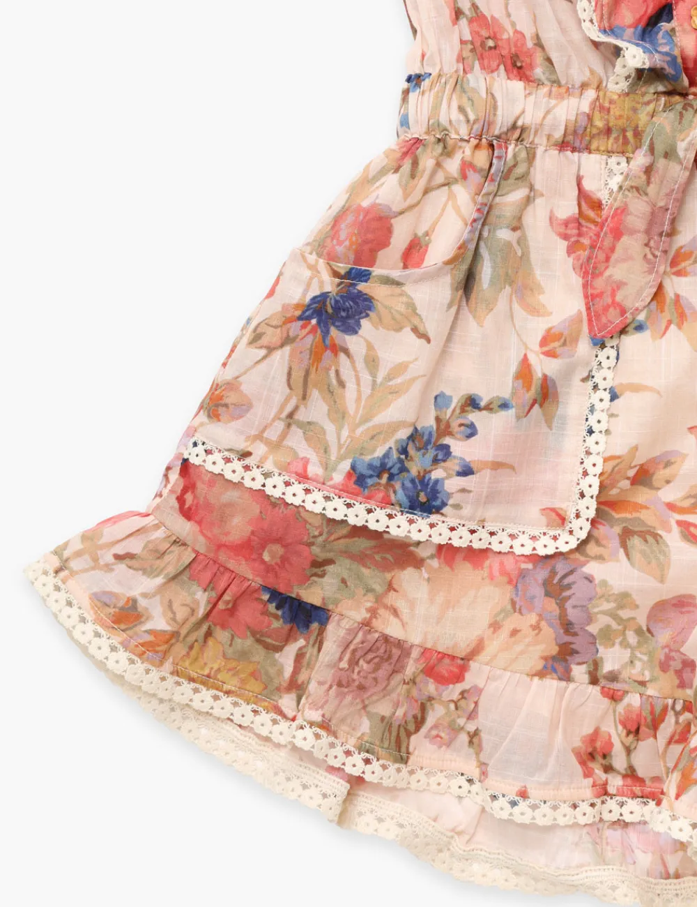 ZIMMERMANN August Frill Playsuit-Women Clothing