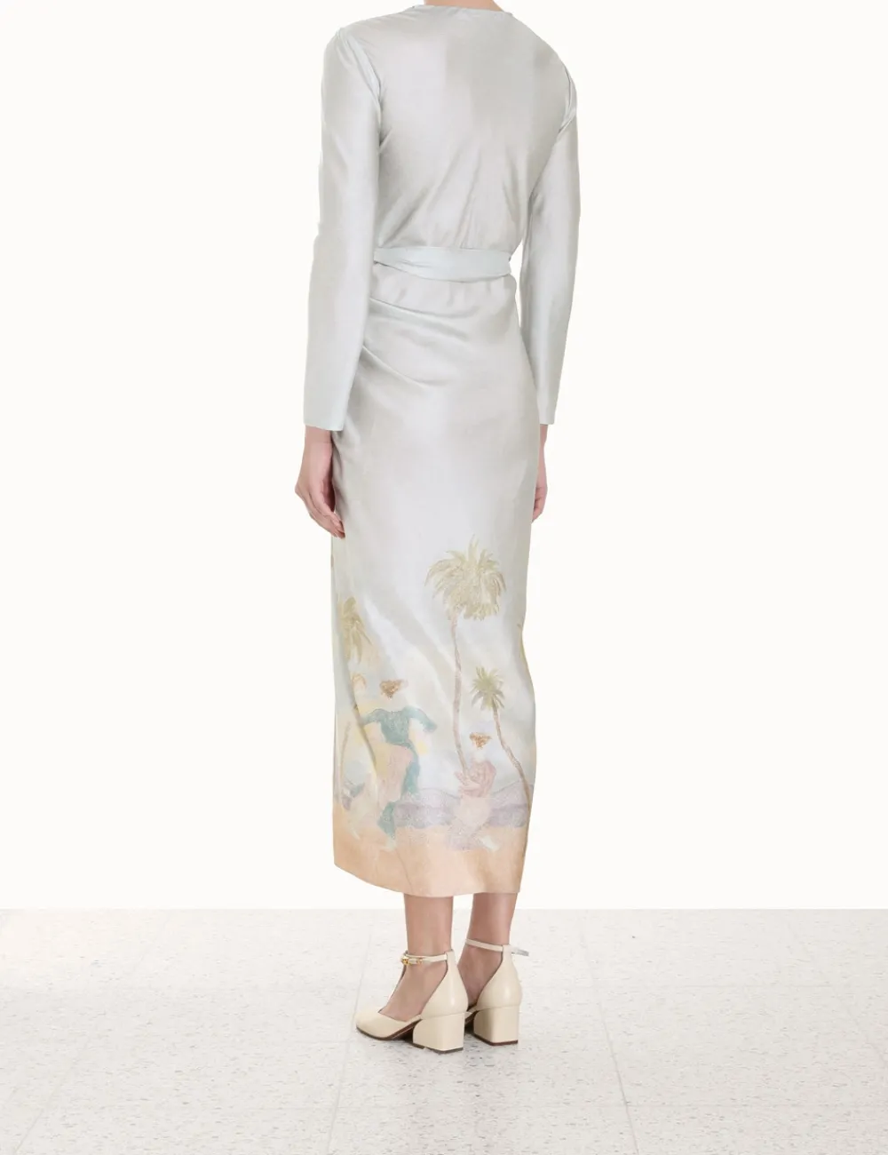 ZIMMERMANN Sensory Drape Dress-Women Clothing