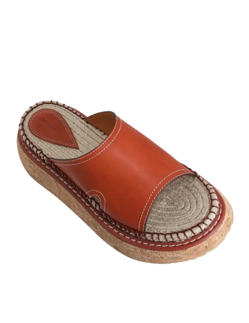 ZIMMERMANN Flatform Espadrille Slide-Women Shoes
