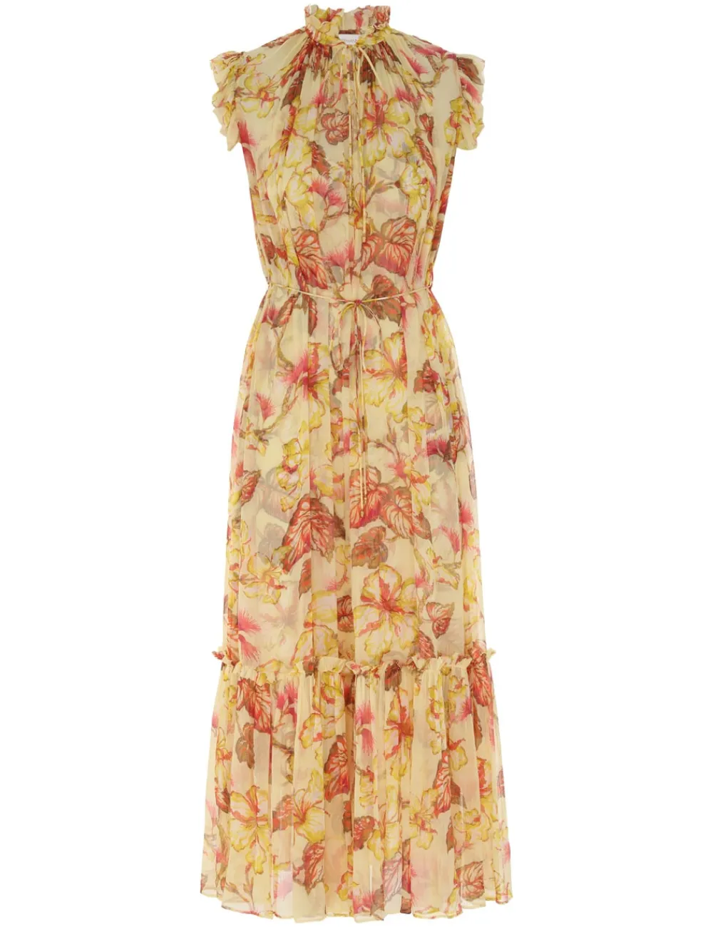 ZIMMERMANN Matchmaker Flutter Midi Dress-Women Dresses