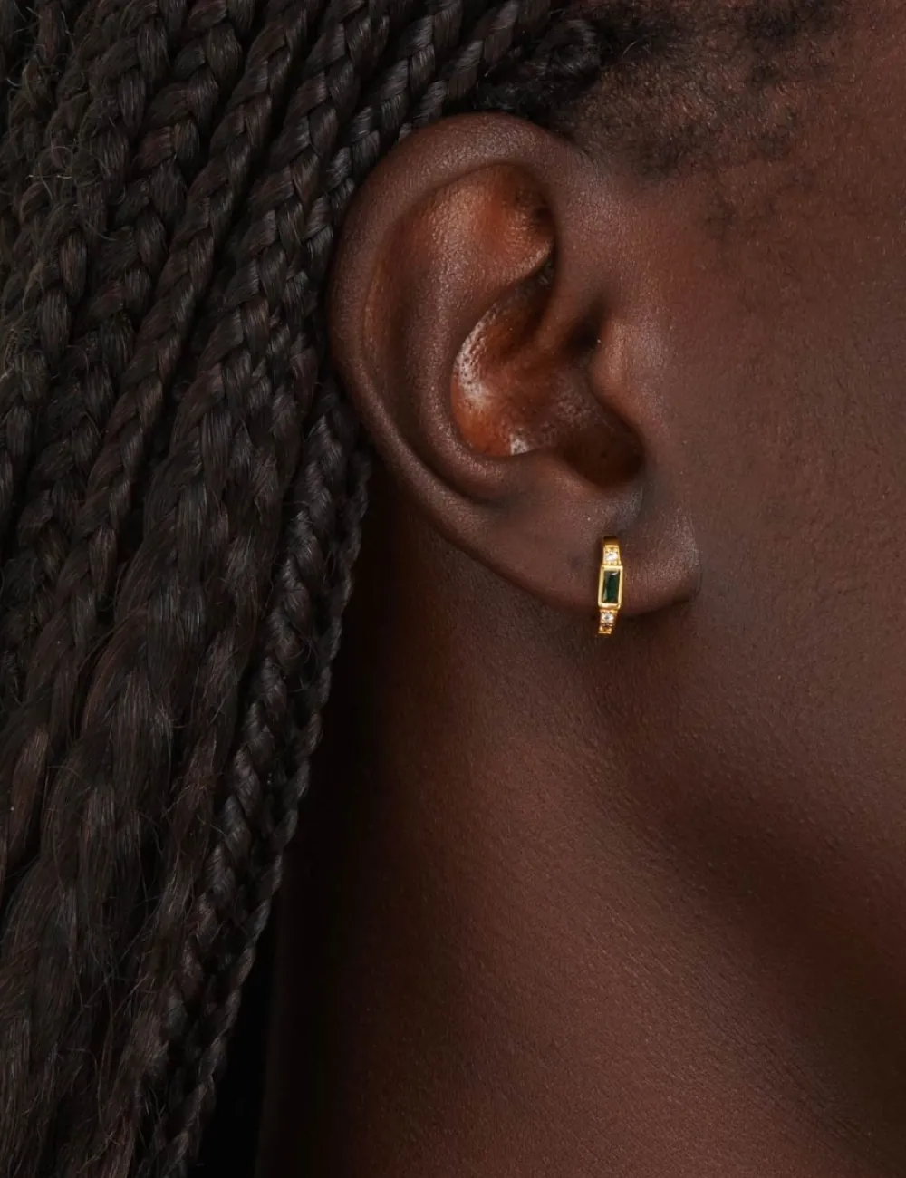 ZIMMERMANN Solitare Thin Huggie-Women Earrings