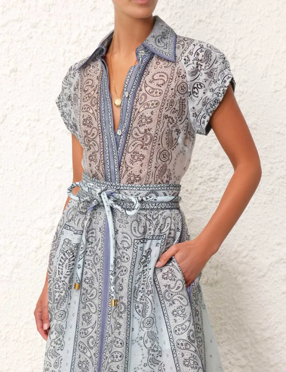 ZIMMERMANN Matchmaker Fitted Blouse-Women Tops