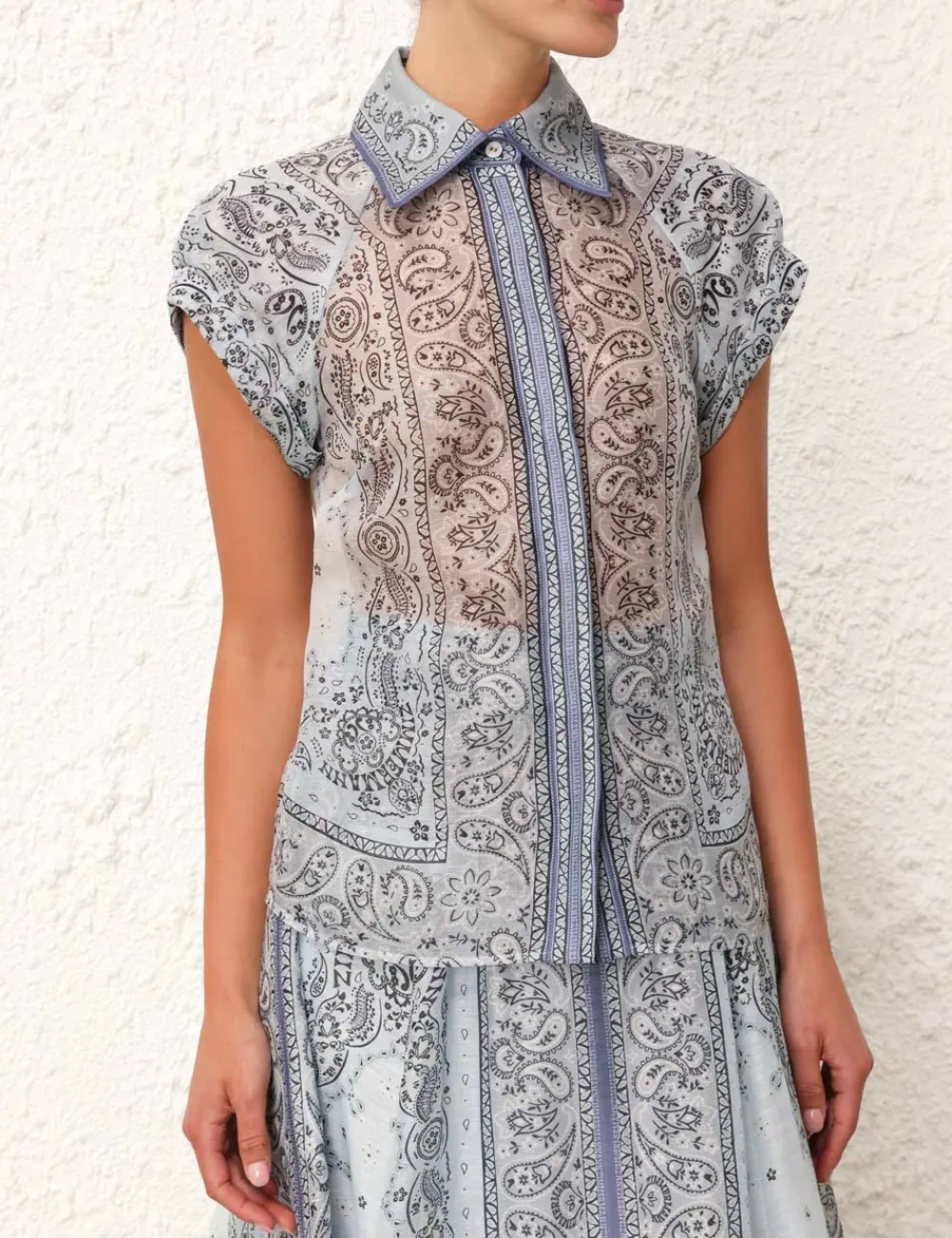 ZIMMERMANN Matchmaker Fitted Blouse-Women Tops