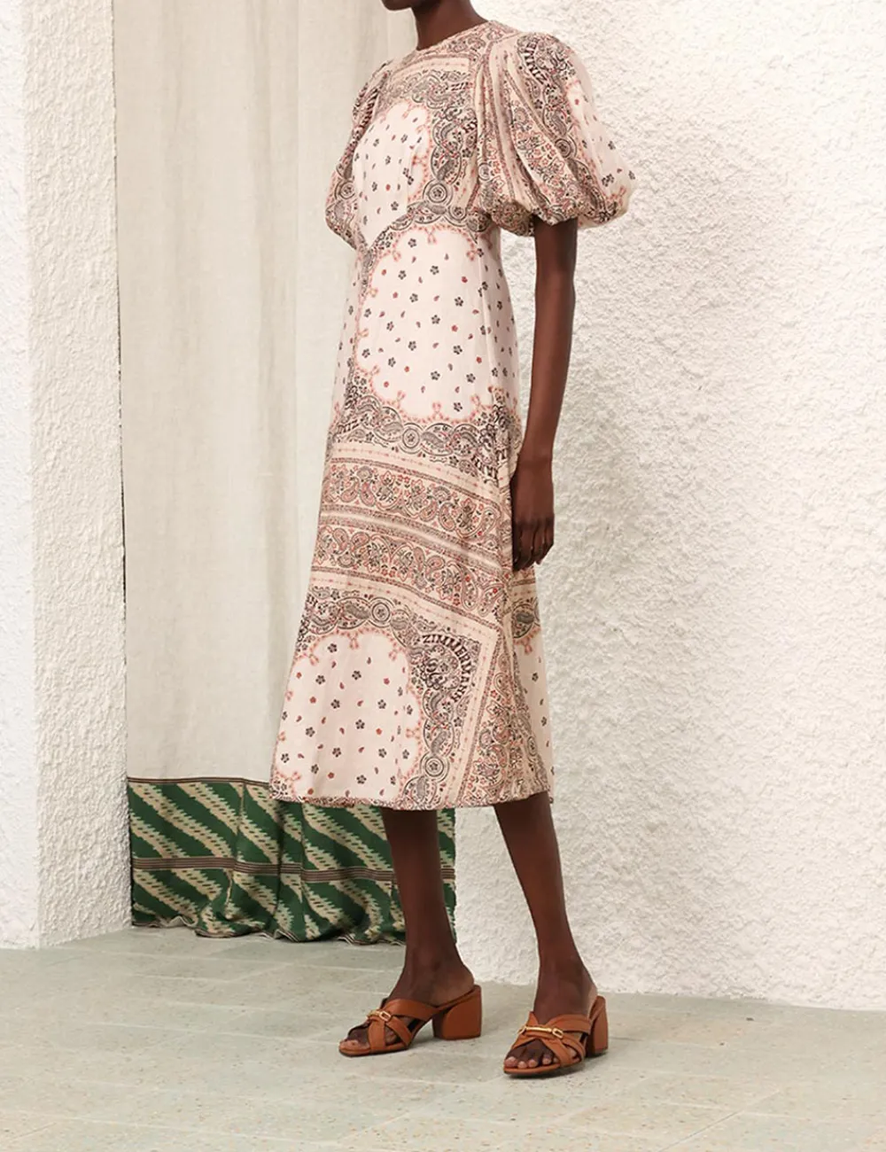 ZIMMERMANN Day Midi Dress-Women Dresses