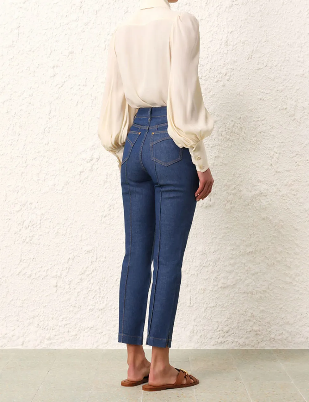 ZIMMERMANN Blouson Shirt-Women Clothing