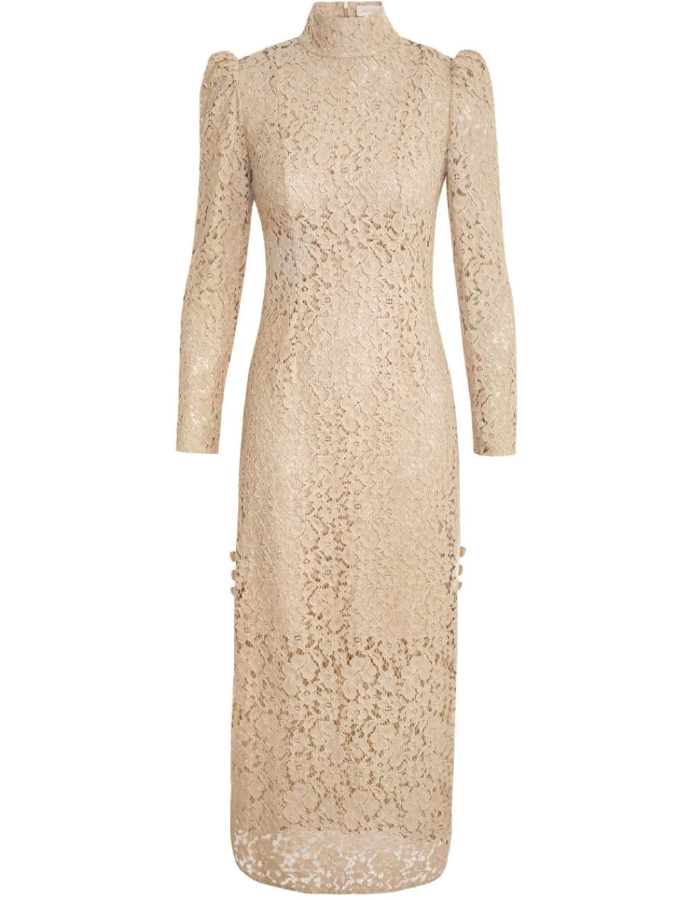 ZIMMERMANN Sensory Lace Midi Dress-Women Luminosity