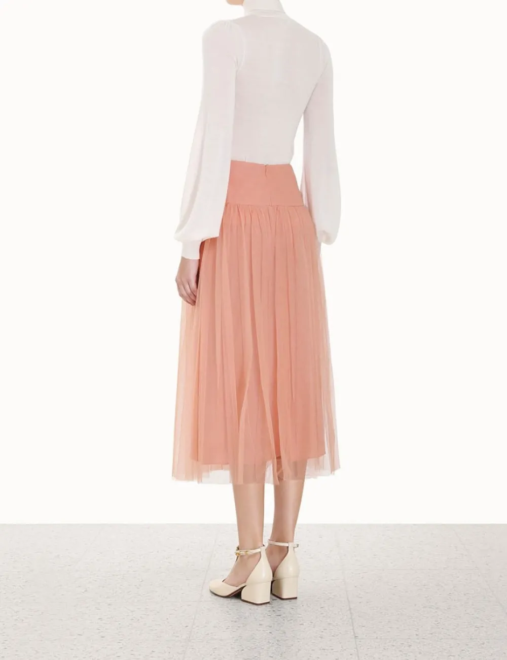 ZIMMERMANN Tulle Skirt-Women Clothing