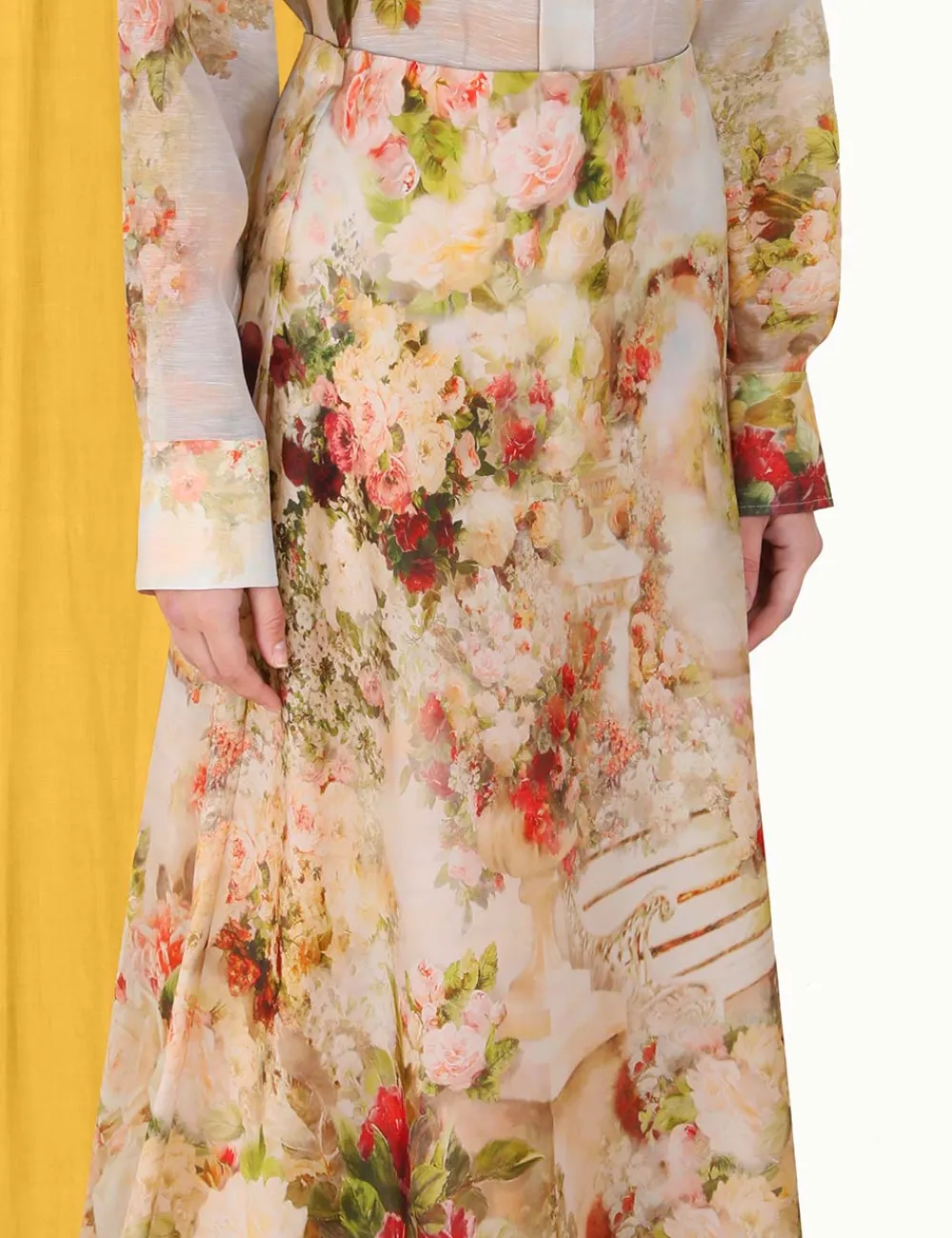 ZIMMERMANN Luminosity Flare Skirt-Women Clothing