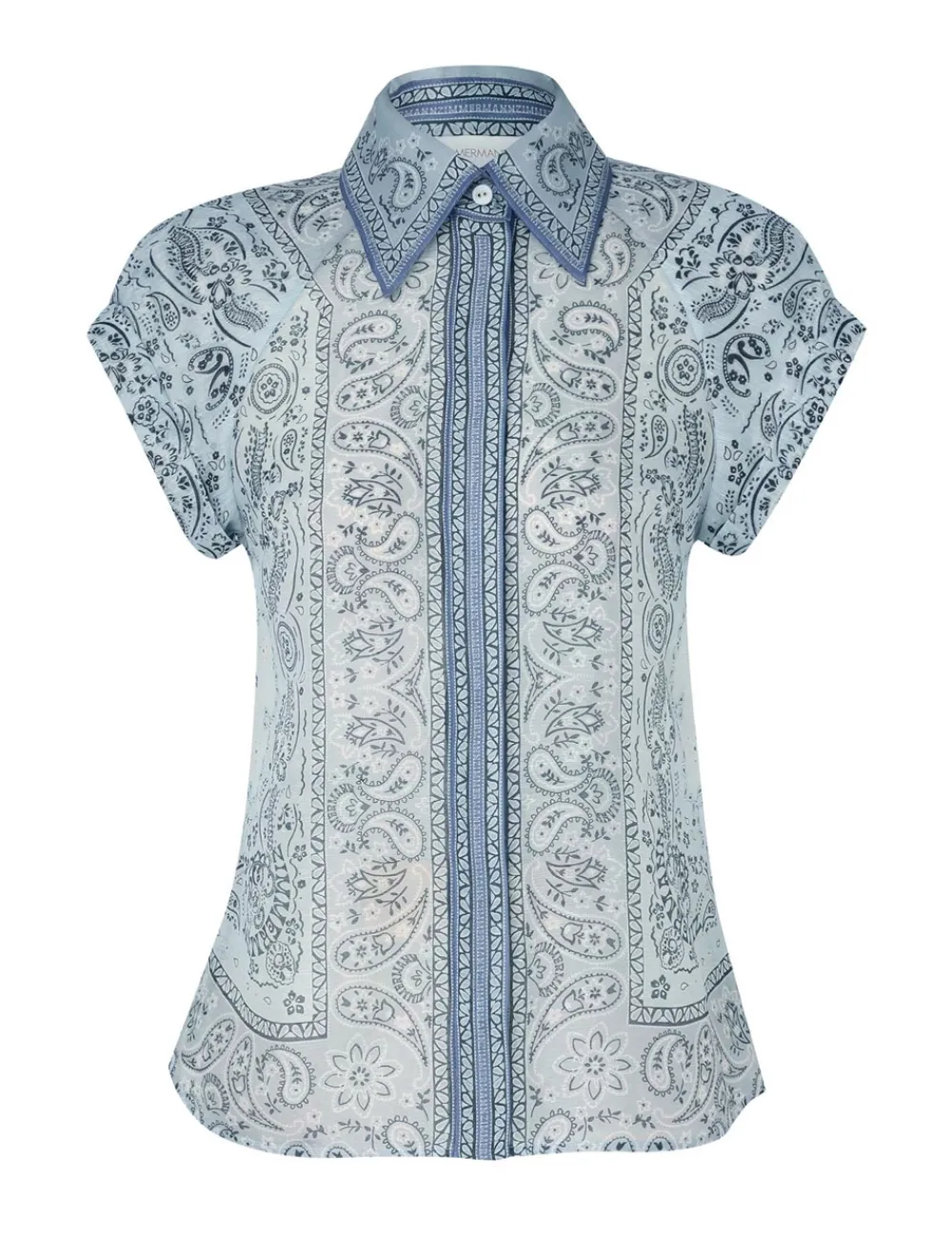 ZIMMERMANN Matchmaker Fitted Blouse-Women Clothing