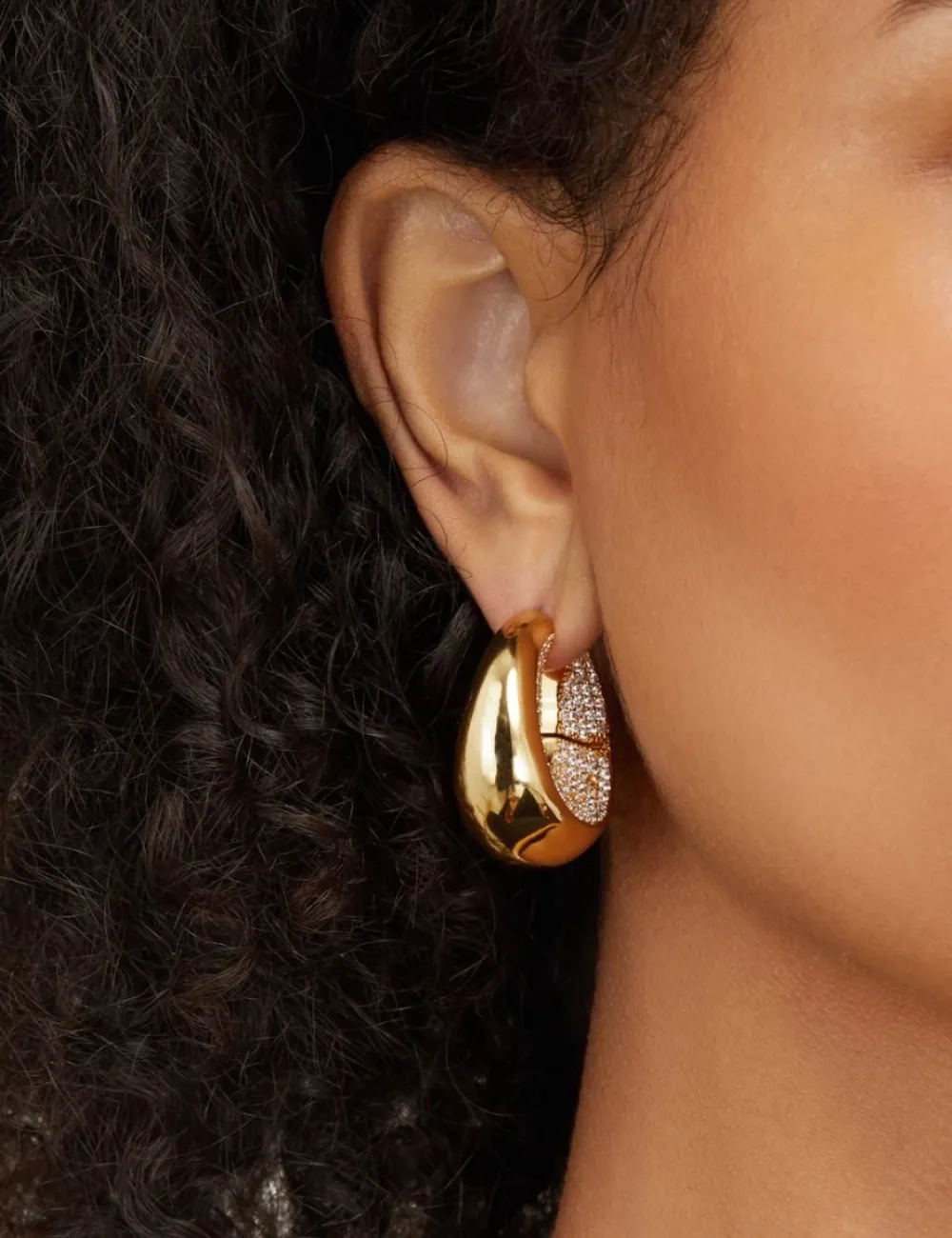 ZIMMERMANN Carved Pave Hoops-Women Jewellery