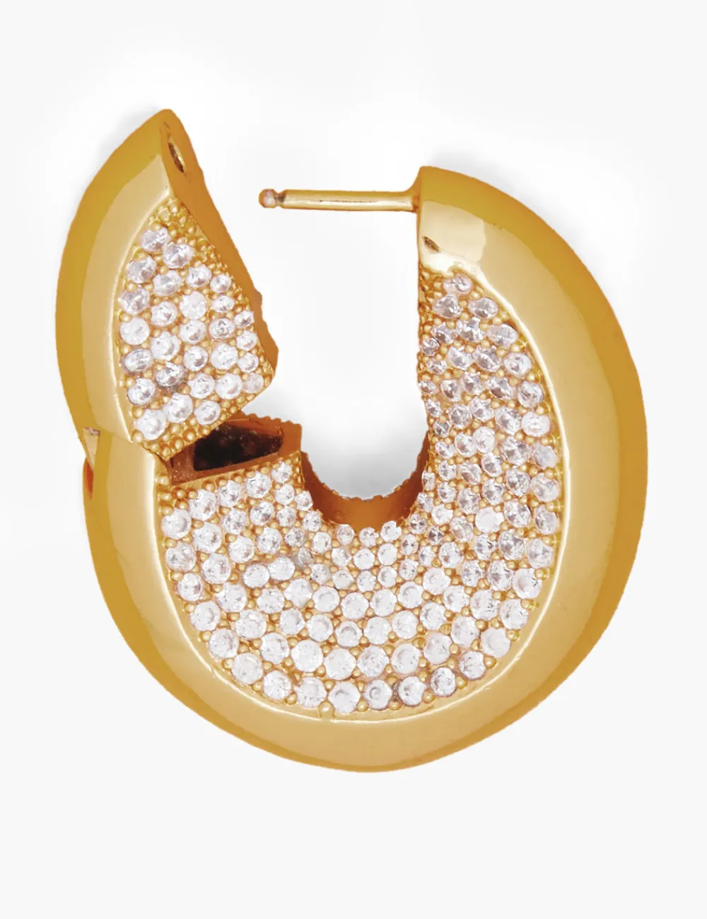 ZIMMERMANN Carved Pave Hoops-Women Jewellery