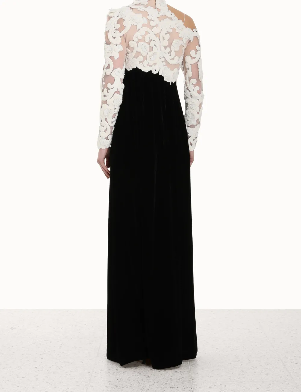 ZIMMERMANN Sensory Velvet Bodice Gown-Women Luminosity
