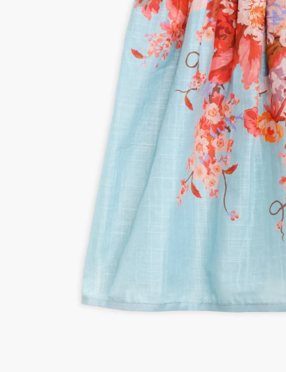 ZIMMERMANN Devi Puff Sleeve Shirred Dress-Women Clothing