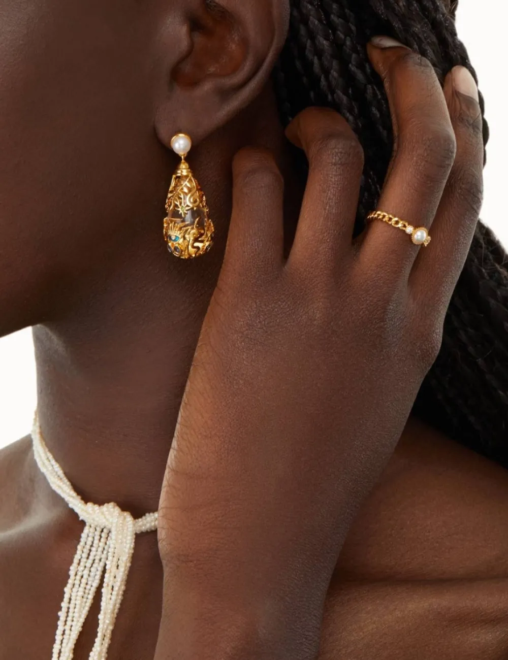 ZIMMERMANN Collage Fine Chain Ring-Women Jewellery