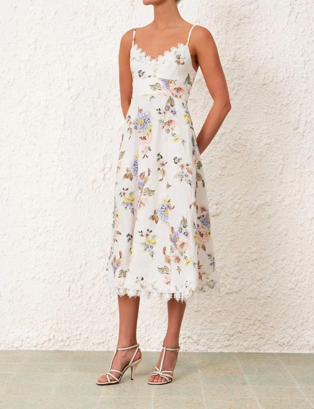 ZIMMERMANN Applique Picnic Dress-Women Clothing