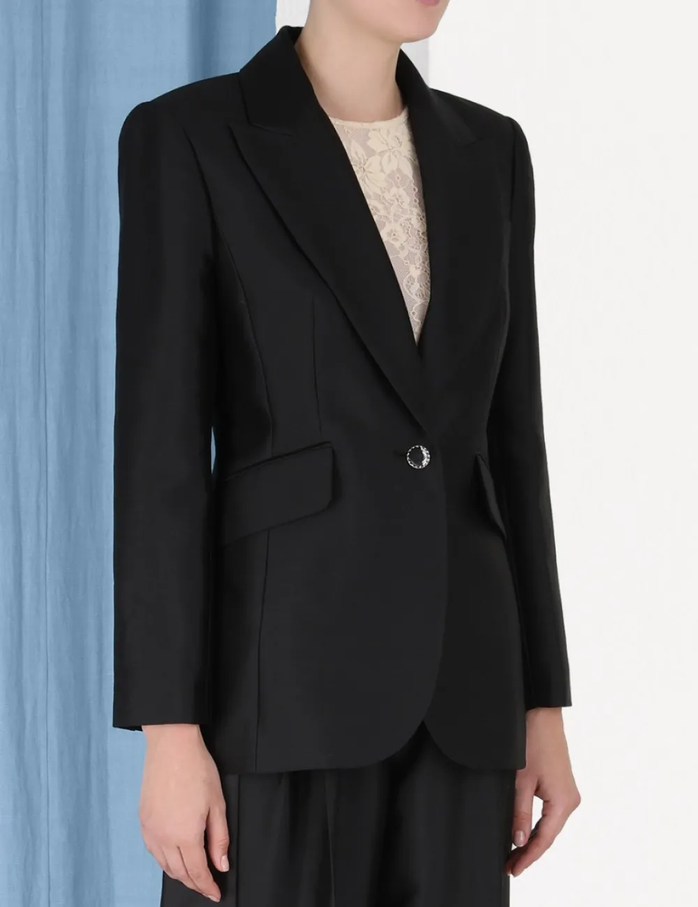 ZIMMERMANN Luminosity Fitted Jacket-Women Jackets & Coats