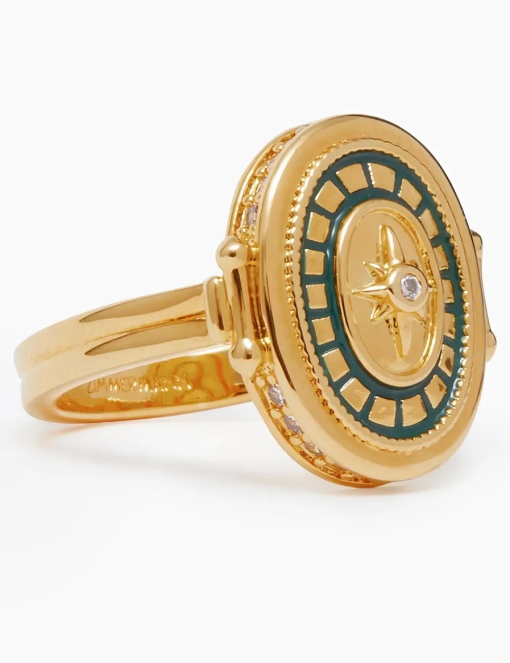 ZIMMERMANN Enamel Signet Ring-Women Form & Light