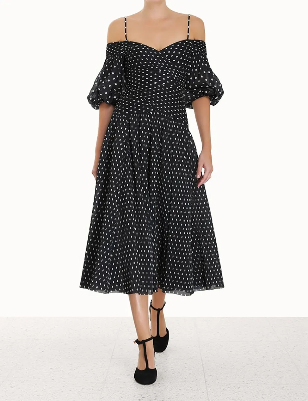 ZIMMERMANN Pleated Midi-Women Clothing