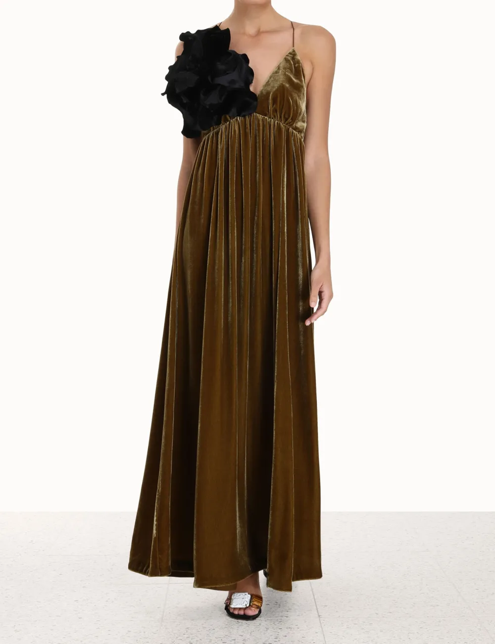 ZIMMERMANN Sensory Velvet Dress-Women Luminosity