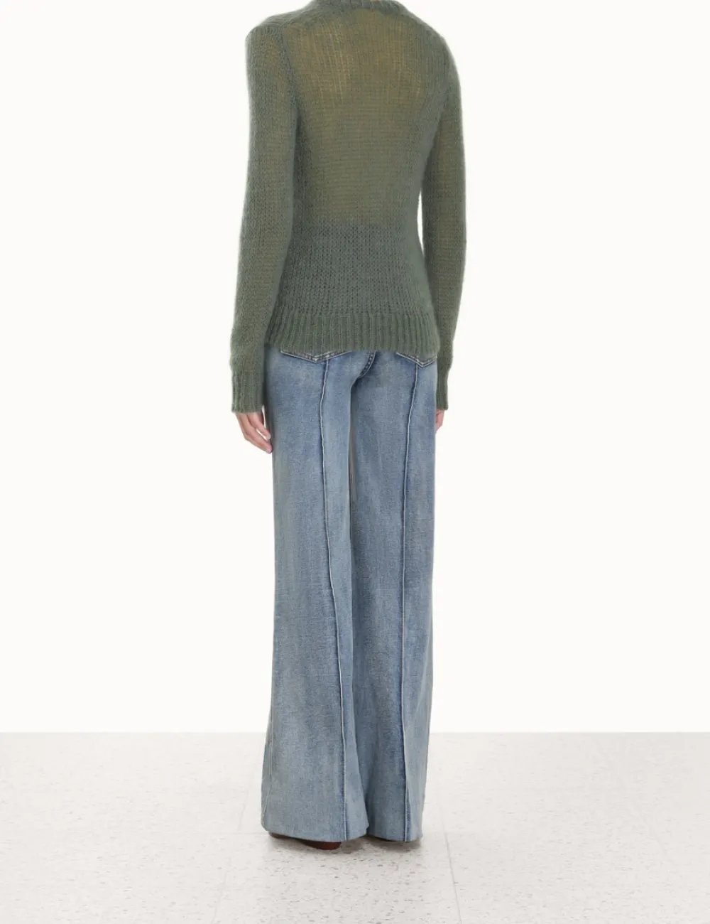 ZIMMERMANN Luminosity Crew Neck Sweater-Women Tops