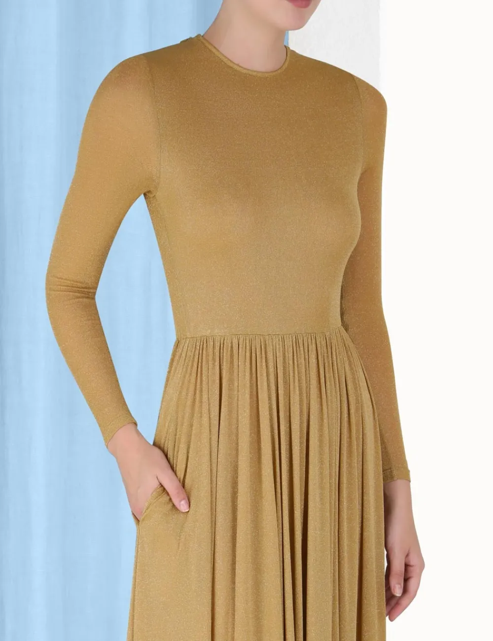 ZIMMERMANN Lyrical Lurex Gown-Women Clothing