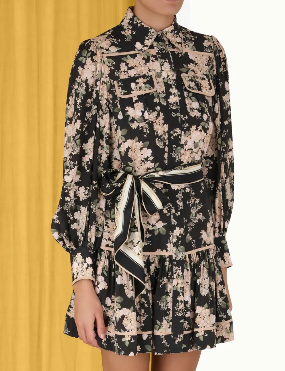 ZIMMERMANN Shirt Mini Dress-Women Luminosity