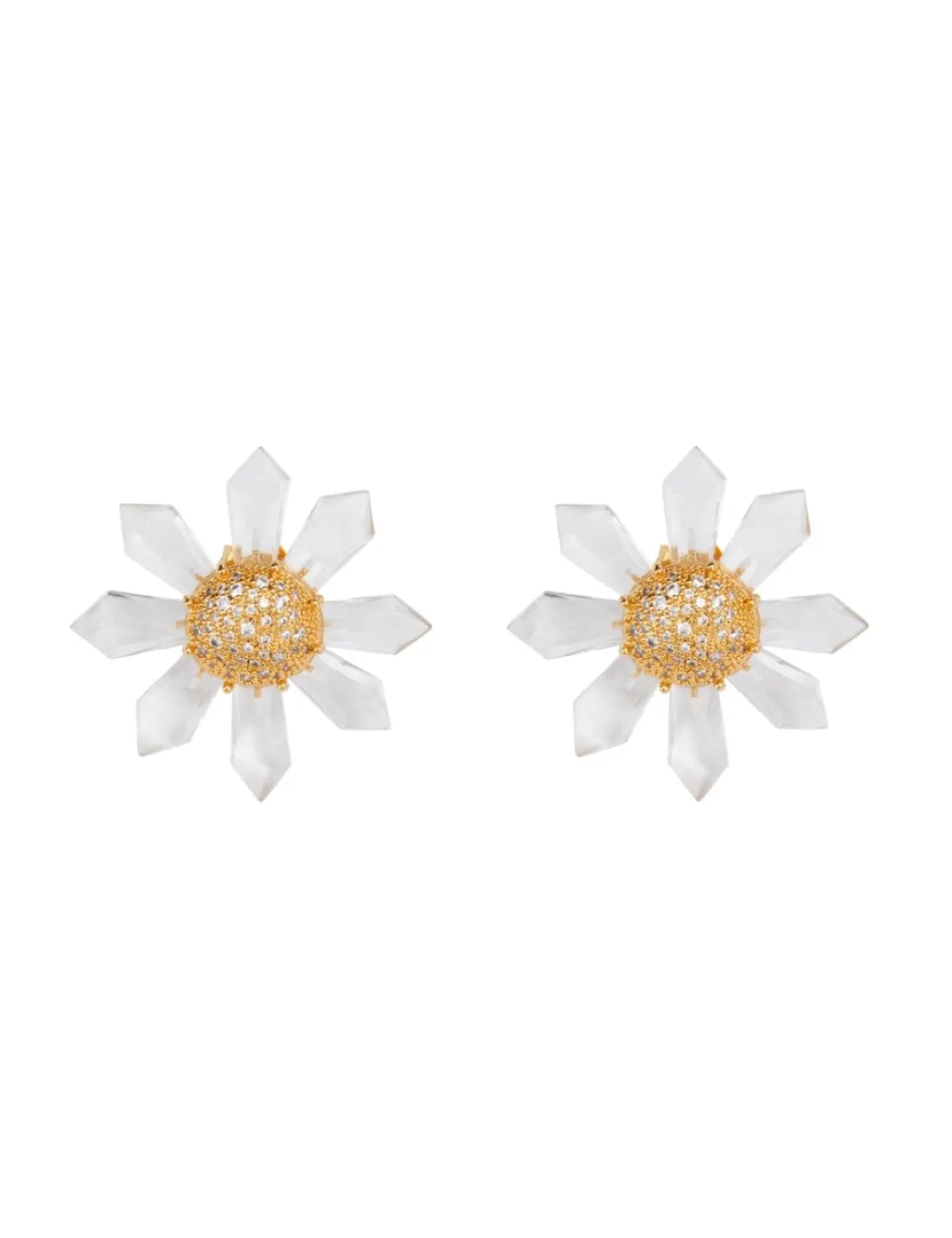 ZIMMERMANN Quartz Sunflower Earrings-Women Accessories