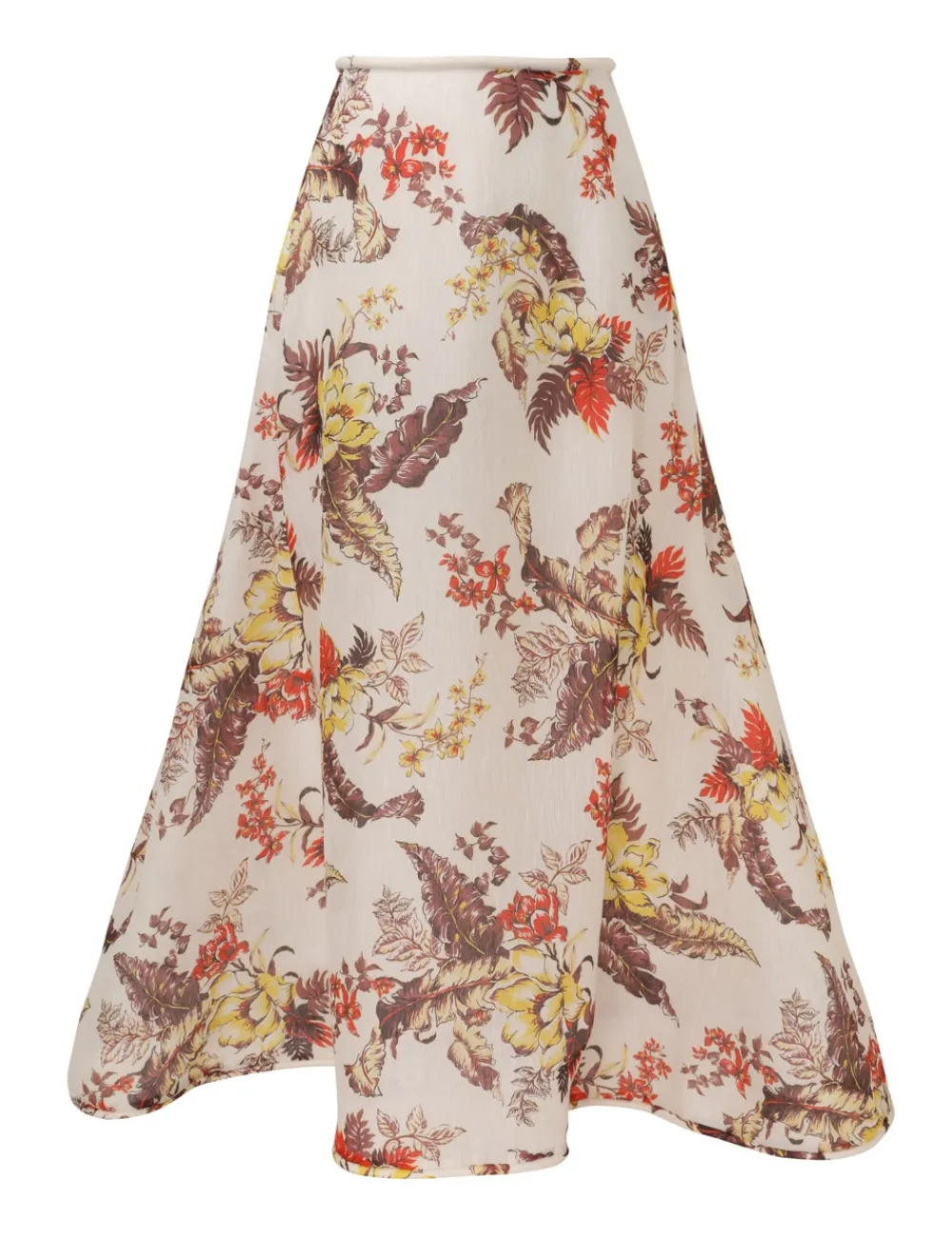 ZIMMERMANN Matchmaker Floral Flare Skirt-Women Clothing