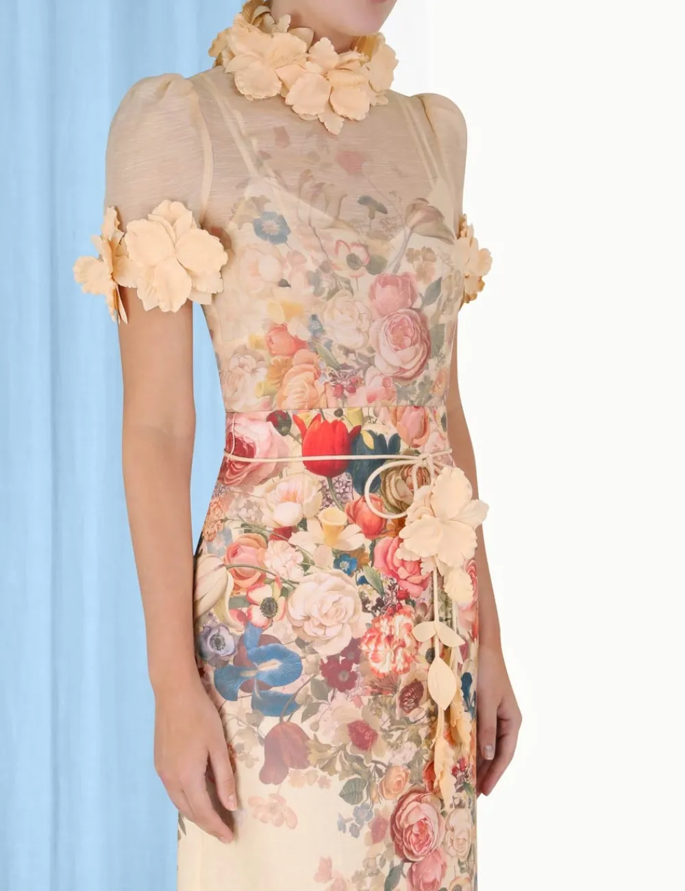 ZIMMERMANN Luminosity Liftoff Flower Top-Women Clothing