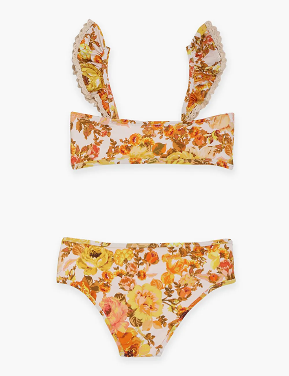 ZIMMERMANN Raie Trim Tie Front Bikini-Women Swimwear