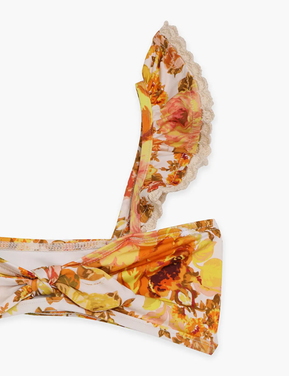 ZIMMERMANN Raie Trim Tie Front Bikini-Women Swimwear