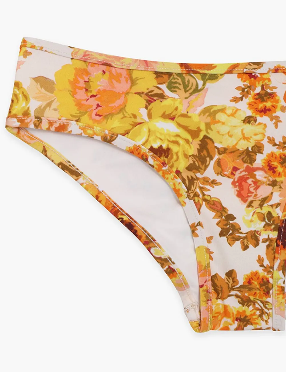 ZIMMERMANN Raie Trim Tie Front Bikini-Women Swimwear