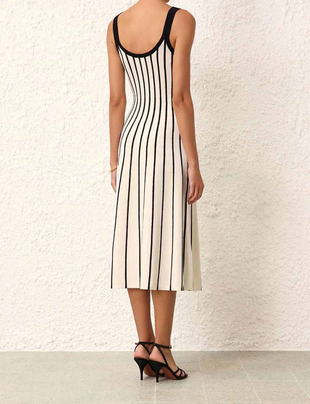 ZIMMERMANN Matchmaker Stripe Tank Dress-Women Knitwear