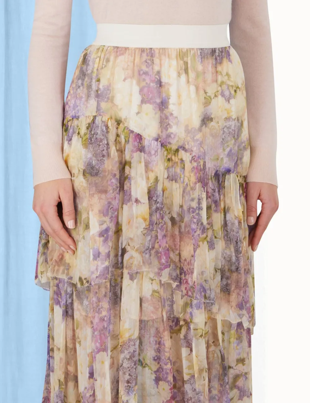 ZIMMERMANN Lyrical Asymmetric Skirt-Women Skirts