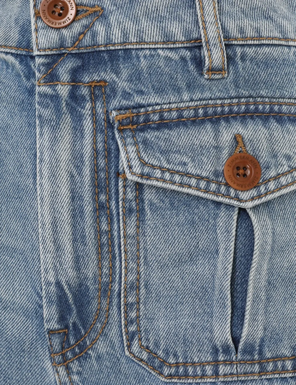 ZIMMERMANN Alight Cropped Flare Jean-Women Clothing