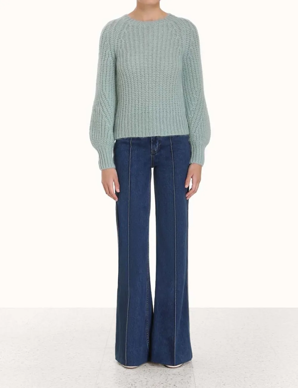 ZIMMERMANN Luminosity Raglan Sweater-Women Luminosity