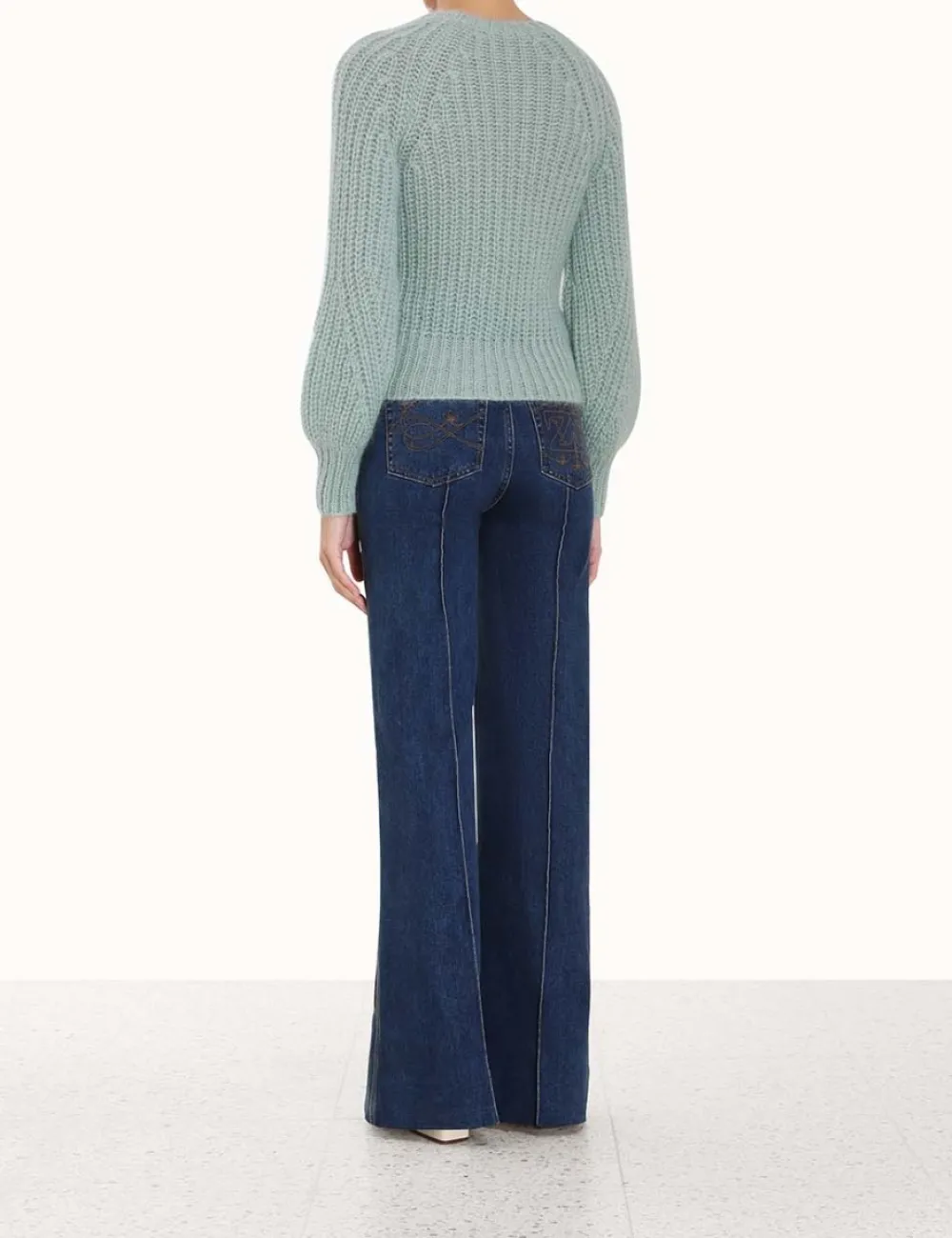 ZIMMERMANN Luminosity Raglan Sweater-Women Luminosity