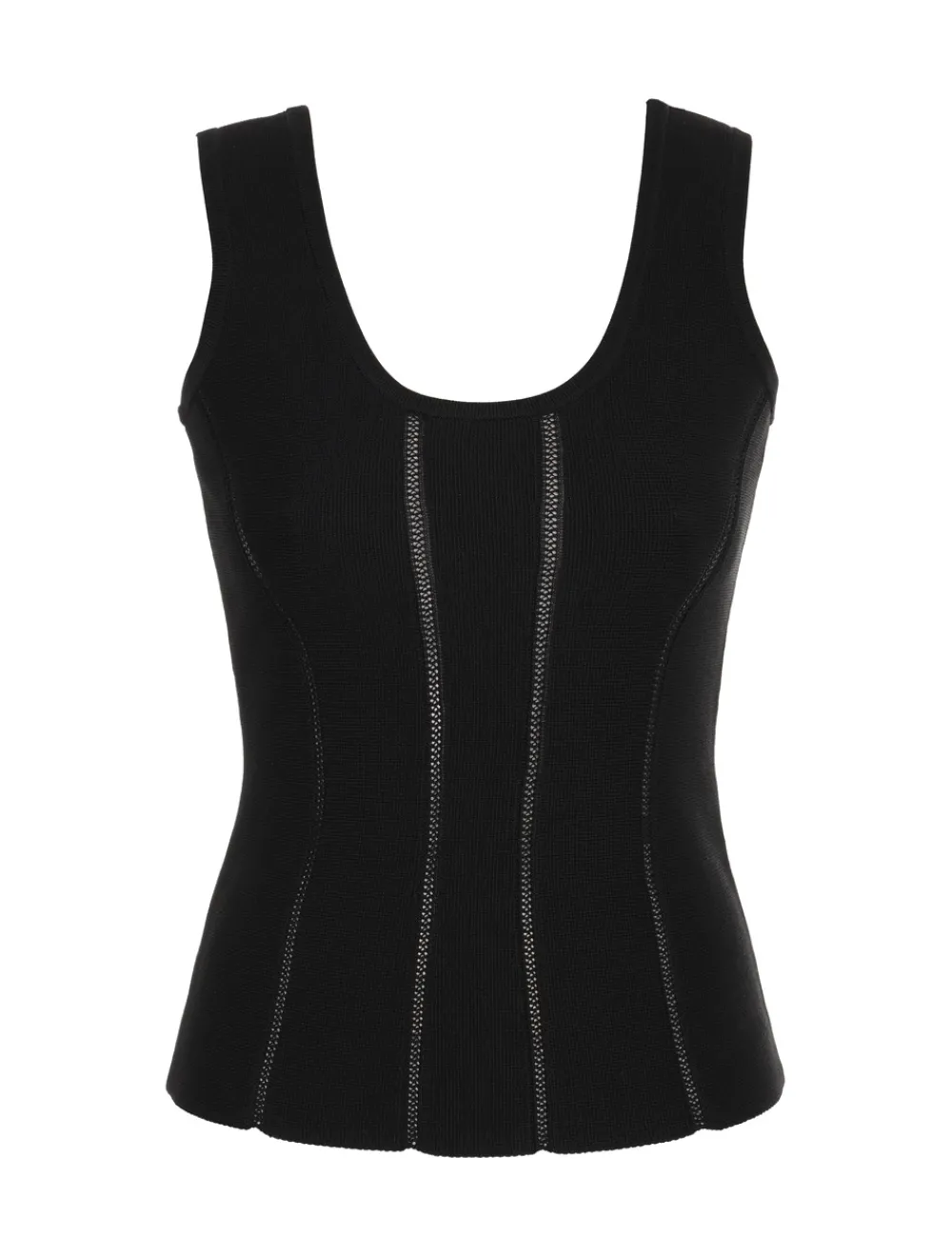 ZIMMERMANN Luminosity Knit Panelled Tank-Women Tops