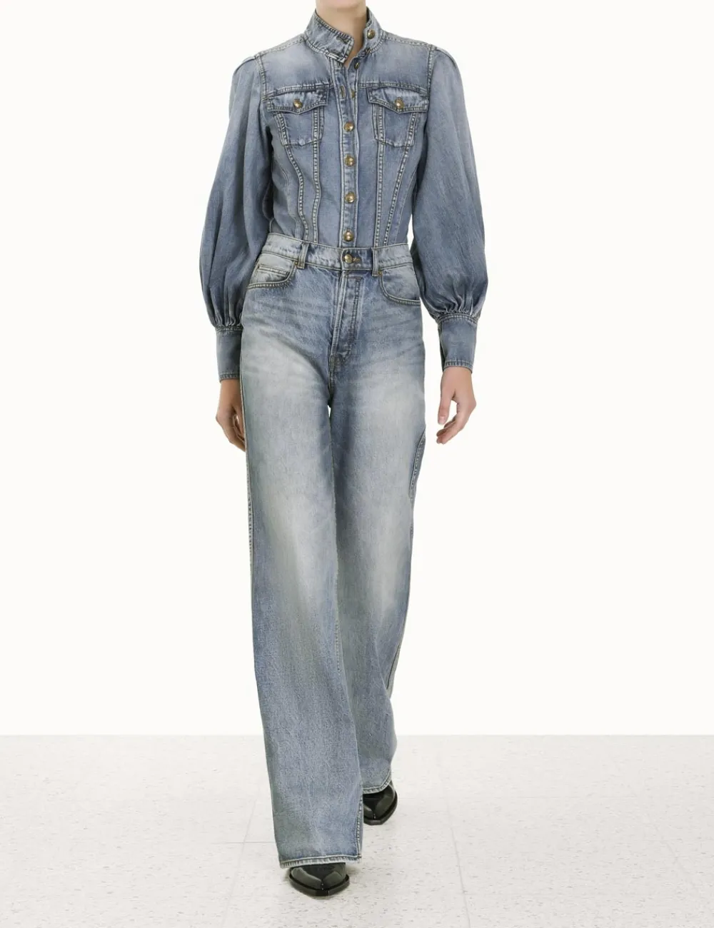 ZIMMERMANN Luminosity Wide Straight Jean-Women Form & Light