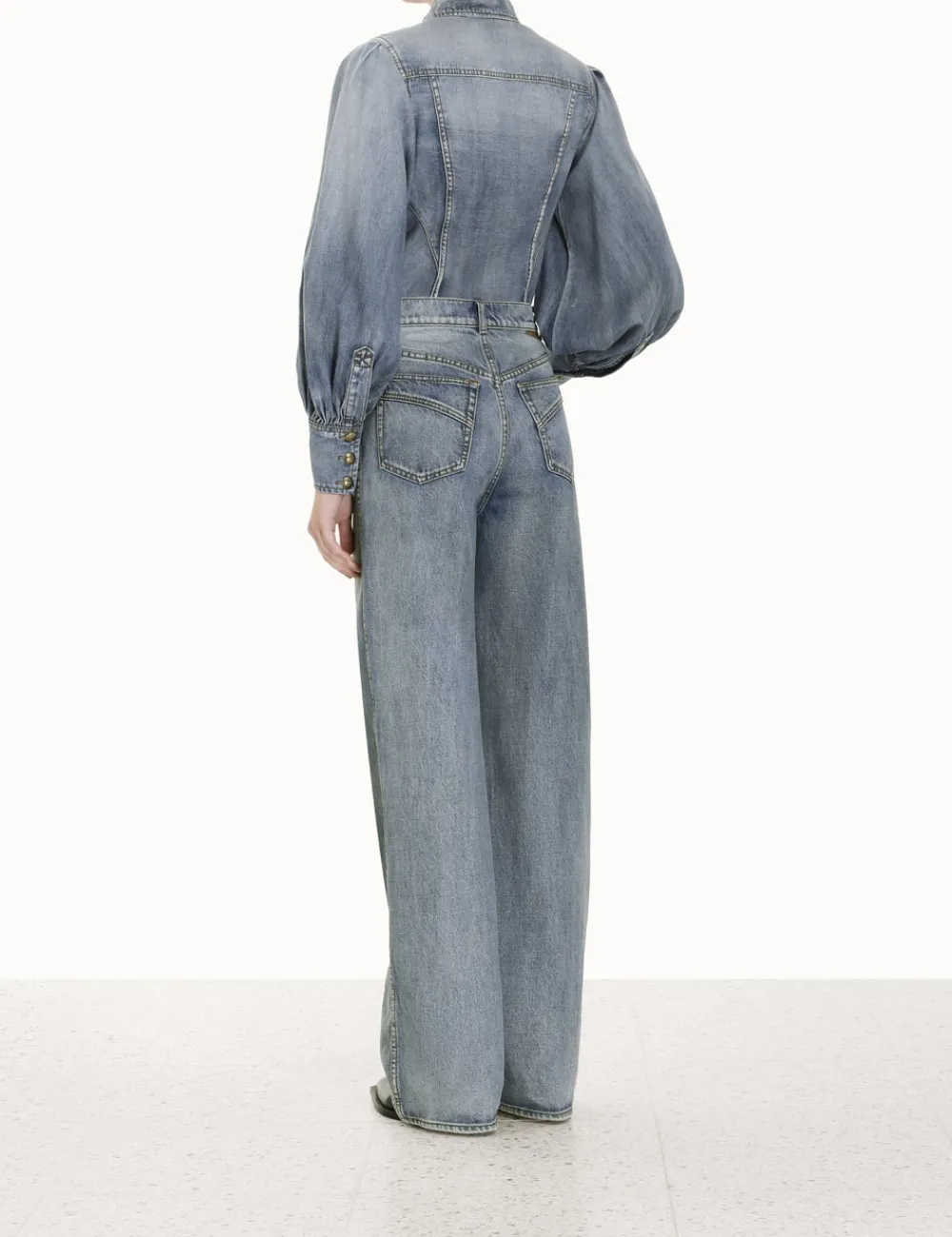 ZIMMERMANN Luminosity Wide Straight Jean-Women Form & Light