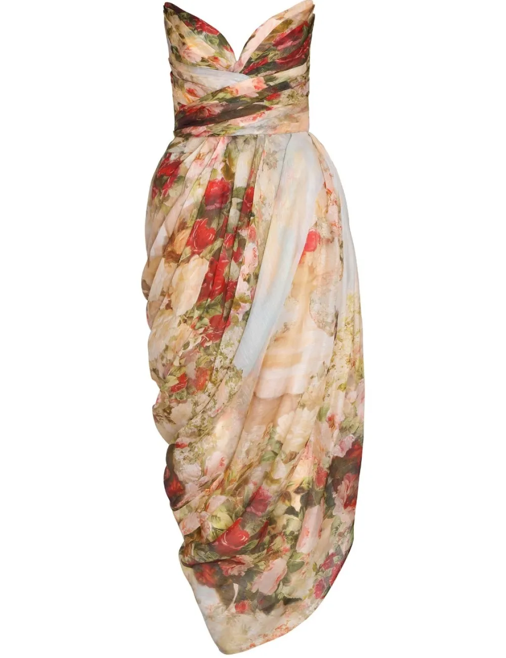 ZIMMERMANN Luminosity Strapless Midi-Women Clothing