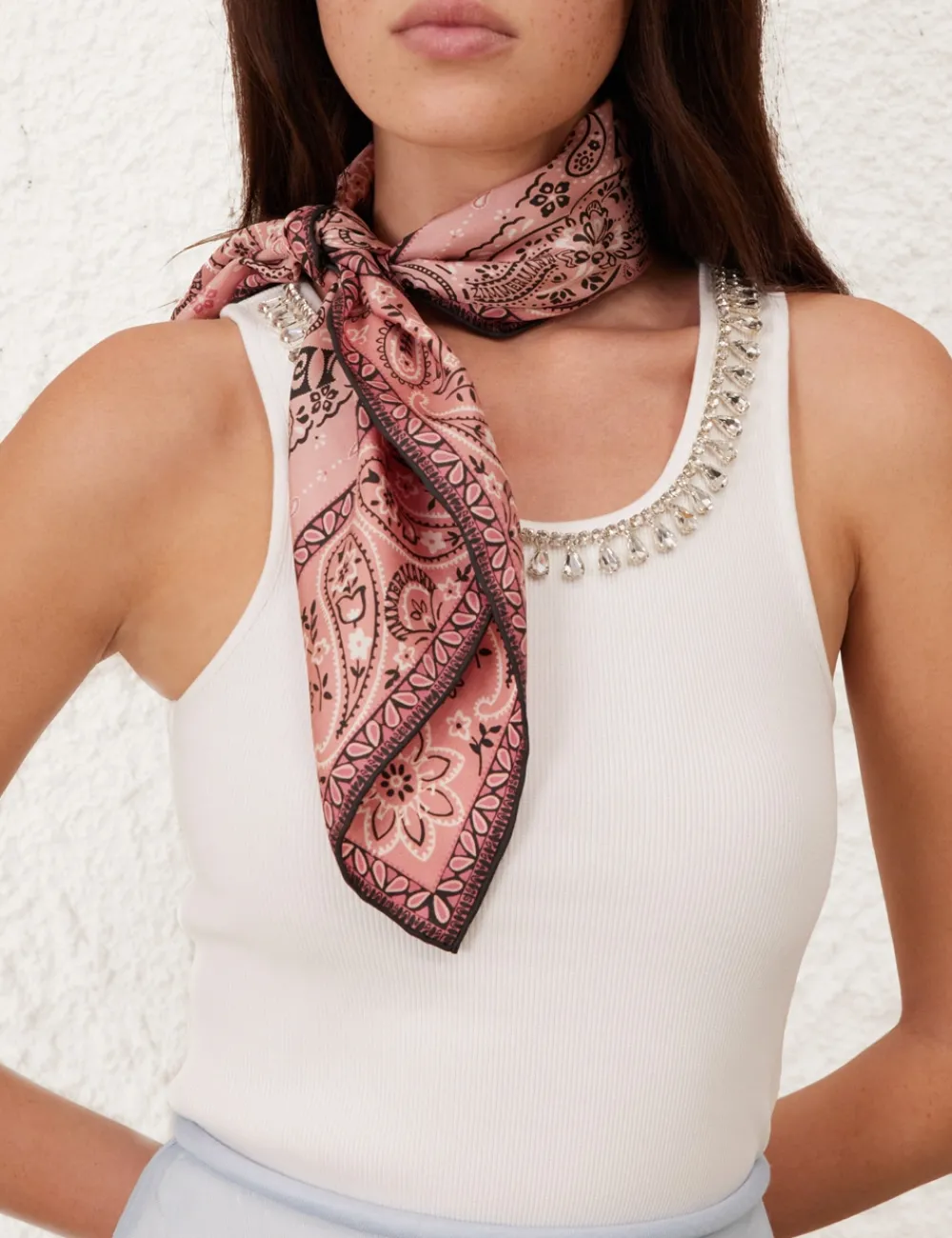 ZIMMERMANN Printed Silk Square 70-Women In Focus