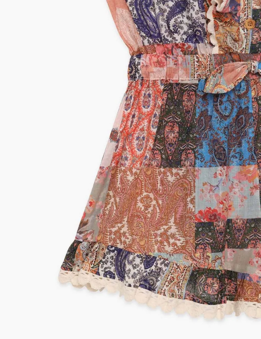 ZIMMERMANN Devi Frill Playsuit-Women Clothing