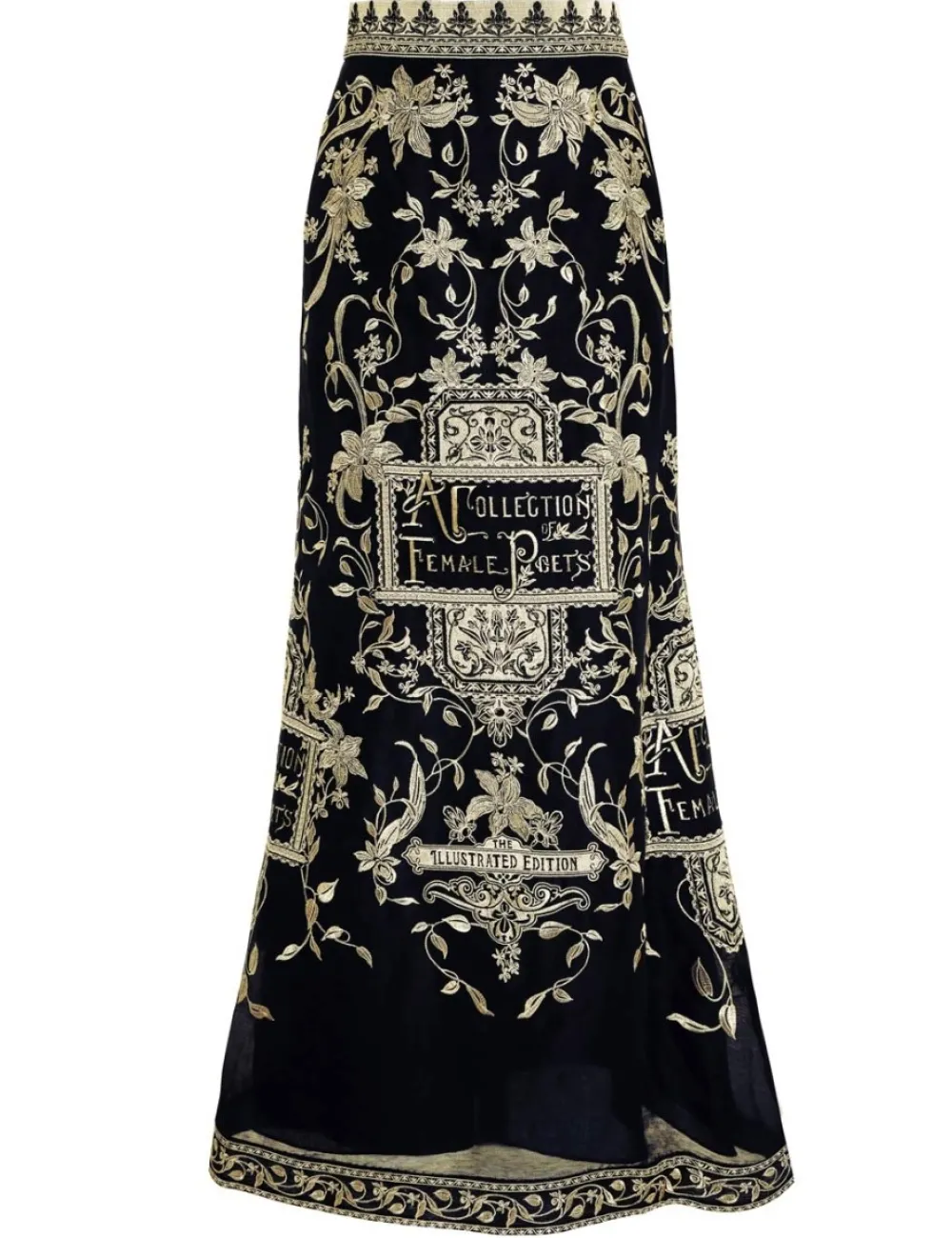 ZIMMERMANN Lyrical Embroidery Maxi Skirt-Women Luminosity