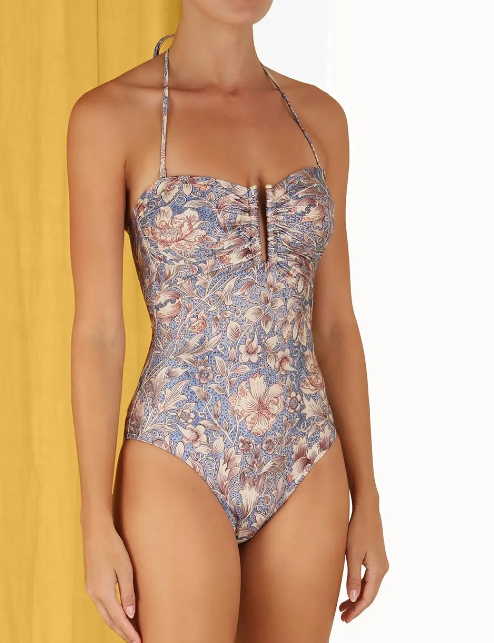 ZIMMERMANN Chintz Deep U Trim 1Pc-Women One Pieces